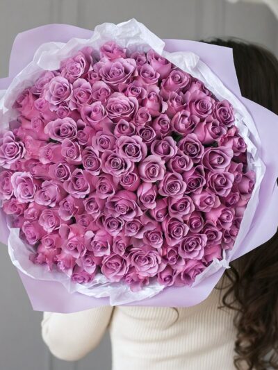 Purple roses
