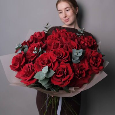 Red French roses