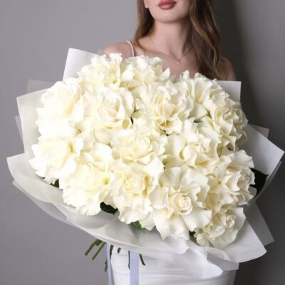 White French roses
